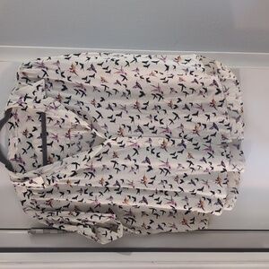 Jane + Delancey Bird Print Blouse